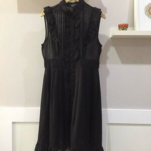 💕Elegant Black Ruffled Dress